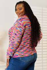 Woven Right Women's V-Neck Long Sleeve Cardigan - Chic Layering Essential